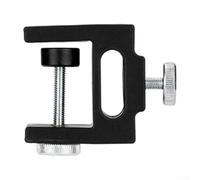 Support de lanterne de camping à clip - Mécanisme de verrouillage à vis pour anneau lumineux, microphone, caméra - Noir - Trois tailles - Support stable pour établi de bureau, camping-car, studio de