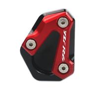 Support De LatéRale Moto Moto CNC Kickstand Foot Side Extension Tamp de support Plaque Magasin Ajustement du for Yamaha yzf-r6 yzf r6 yzfr6 2006-2016 2015(Red)