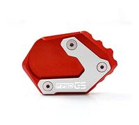 Support De LatéRale Moto Moto CNC Kickstand Foot Side Extension Tamp de support Plaque Magasin Ajustement du for BMW F750GS F750 GS F 750 2016-2019(Red)