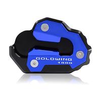 Support De LatéRale Moto Moto CNC Kickstand Foot Side Stand agrandir l'extension de support Ajustement for Honda Goldwing 1800 GL F6B GL1800 2018 2019-2022(Blue1)