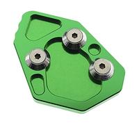 Support De LatéRale Moto Motorcycle Side Stand Kickstand Fit Utilisation for BMW K1200 S K1200R 2005-2008 K1300S / R 09-16 Padle de l'agrandissement l'extension Sidestand(Green)