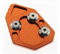 Support De LatéRale Moto Motorcycle Side Stand Kickstand Fit Utilisation for BMW K1200 S K1200R 2005-2008 K1300S / R 09-16 Padle de l'agrandissement l'extension Sidestand(Orange)