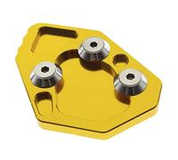 Support De LatéRale Moto Motorcycle Side Stand Kickstand Fit Utilisation for BMW K1200 S K1200R 2005-2008 K1300S / R 09-16 Padle de l'agrandissement l'extension Sidestand(Gold)