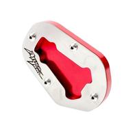 Support De LatéRale Moto Utilisation de l'ajustement for Honda CRF1100L Sports d'aventure CRF1000L CRF 1000L 1100L Afrique jumelle CNC Markstand Sidestand Stand Extend Wrurger Pad(Red)
