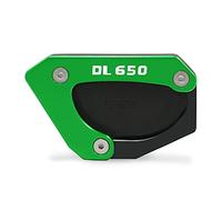 Support De LatéRale Moto Utilisation de l'ajustement for Suzuki DL650 V- STROM 650 VSTROM 2004-2022 MOTO CNC Kickstand Foot Side Stand Extension PAD Plaque support(12)