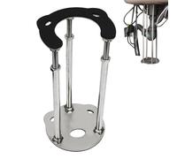 Support de lavabo - 28 cm en acier inoxydable - Support d'évier réglable - Kit de réparation - Aide au montage robuste pour salle de bain et bobines à gâteau - Matériel de fixation sous l'étagère