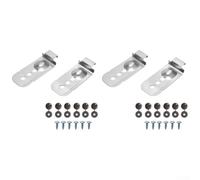 Support de lave-vaisselle pour Samsung DW80M DW80R DD98-01051C - Kit de fixation haute résistance pour armoire - Matériel de montage anti-secousses argenté (2 ensembles)