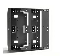 Support de Lecteur de Disquette 5,25" à 2,5"/3,5" avec vis de Montage, Adaptateur Support Montage convertit n'importe Quel Disque Dur 2,5"/3,5" en Un Seul Disque Dur de 5,25"