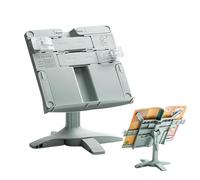 Support de lecture de livre - 20,3 cm en ABS | Support réglable pour livre de cuisine - Pour documents, carnets, ordinateur portable, partitions, planificateur, affichage d'album, étude, cuisine