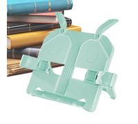 Support de lecture de livre, support de livre portable, organiseur pliable à pince, économie d'espace, protection des yeux portable pour voyage, bureau, salle de hambre à coucher, salon
