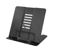 Support de Lecture, Livre Stand Pour Livre de Cuisine, Porte-livre en Métal Pliable Enfant Pour Recette, Manuel, Partitions, Tablature, iPad, Peinture, Document, 6 Angle Réglable et Pliable