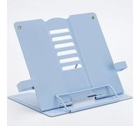 Support de Lecture Métal, Pupitre de Lecture Support de Livre Pliable et Portable Support Livre de Cuisine 6 Hauteurs Réglables Support de Lecture Enfant pour Livre,Support de Lecture Enfant(Bleu)