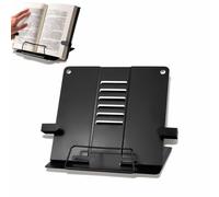 Support de Lecture Métal Réglable, Porte-Livre Chevalet Pliable, Lutrin de Lecture Multifonctionnel, Support de Livre de Cuisine, Tenirs Livres pour Livres, Tablette, Recette, Manuel, Partitions