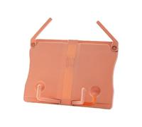 Support de lecture pliable avec clip de page extensible et réglable en plastique pour livres, tablettes, partitions de musique, bloc-notes, support de livre portable réglable