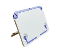 Support de lecture pliable réglable avec clips pour pages pour partitions de manuels scolaires, feuilles de présentation