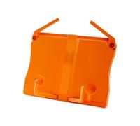 Support de lecture pliable réglable et extensible avec clip de page pour livre de cuisine, partitions de musique, bloc-notes, support de lecture en ABS