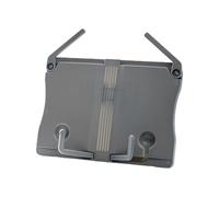 Support de lecture pliable réglable et extensible avec clip de page pour livre de cuisine, partitions de musique, bloc-notes, support de lecture en ABS