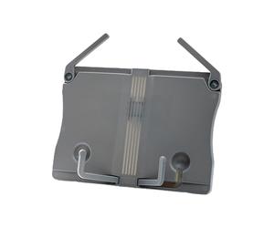 Support de lecture pliable réglable et extensible avec clip de page pour livre de cuisine, partitions de musique, bloc-notes, support de lecture en ABS