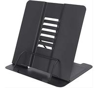 Support de Lecture,Porte-Livre Chevalet en Métal Multifonction,Portable réglable Support Livre en métal, pour Livres/Téléphone Portable Porte-Copie Chevalet Pupitre Stand, Noir