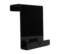 Support de lecture pour tapis roulant, en acrylique transparent, multifonctionnel, léger, pour vélo d'exercice, support de livre pour vélos elliptiques, marches d'escalier (Noire)