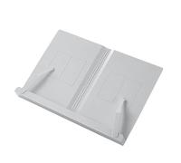 Support de lecture réglable avec clips de page, support ergonomique pour tablettes, livres de cuisine, partitions de musique, ordinateur portable en polypropylène pour bureau