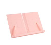 Support de lecture réglable avec clips de page, support ergonomique pour tablettes, livres de cuisine, partitions de musique, ordinateur portable en polypropylène pour bureau