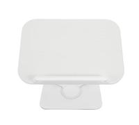 Support de Lecture Réglable en Bois pour Livres et Recettes | Base Pivotante 360°, Hauteur Modulable, Lecture sans Mains, Usage sur Table ou Lit, Finition Beige