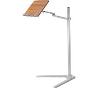 Support de lecture, réglable en hauteur, matériau durable, argenté