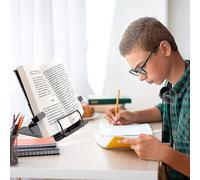 Support De Lecture Réglable En Métal Ketiee - Support De Livre Portable Pour Livres De Cuisine, Manuels Scolaires Et Plus Encore - Design Ergonomique