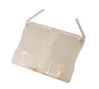 Support de lecture réglable extensible avec clip pour page pour livre de cuisine, partitions de musique, carnet de notes, support ABS pour économiser de l'espace