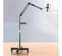 Support de lecture réglable, support de tablette mobile avec rotation à 360 degrés, support multifonction robuste pour livres et tablettes, plateau inclus