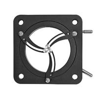 Support De Lentille Optique Auto-centrant, Support De Lentille Coaxial Universel À 3 Griffes, avec Trou Fileté M4, Diamètre Réglable Φ3,8 Mm-45,0 Mm, for Expériences Optiques