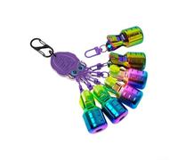 Support de leurres de pieuvre en forme de calamar galvanisé avec coque en ABS transparent et clip en alliage de zinc pour sac de pêche ou fixation de ceinture (C)