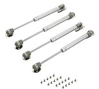 Support de levage à amortissement pneumatique, Vérins à gaz for couvercles d'armoires, lot de 4, 270 mm, forces de 20 à 200 N(50n)