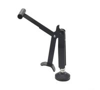 Support de levage arrière de moto, design pliable avec hauteur réglable et base en caoutchouc antidérapant pour un stationnement sécurisé de la moto