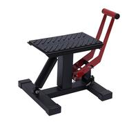 Support De Levage De Moto Motocross Avec Amortisseur - Capacité De Charge 150 Kg - La Béquille Mesure Environ 40 Cm De Haut - Support De Moto Cross (Noir + Rouge)