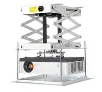 Support de Levage de projecteur électrique avec télécommande, Ascenseur encastré au Plafond à Double Moteur for Salle de conférence de cinéma Maison, Interrupteur de Fin de Course électronique