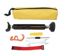 Support de Levage Portable pour Moto, Cric Solide, Support de Levage de Roue à Hauteur Réglable avec Boucle de Frein