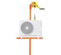 Support de levage robuste avec treuil autobloquant, capacité de 150 kg/300 kg, idéal pour les unités de 3HP/5HP, solution de montage extérieure robuste, outil de levage durable et fiable