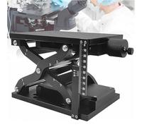 Support de levage, scène coulissante manuelle avec règle à échelle claire, plate-forme de course de 120 mm, table de 210 mm x 150 mm pour instruments optiques et appareils