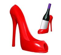 Support de liaison de bouteille de vin, élégant présentation de vin dans la chaussure à talons hauts | Accessoires de panier, support de rangement de bureau pour la maison, la coc