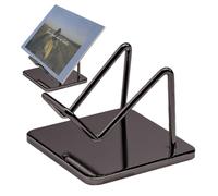 Support de limot de stand-rock d'affichage en, présentation de pierres précieuses | Caractéristique du supports d'exposition des bras en métal, design de base de base stable Agate Crystals