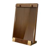 Support de littérature de bureau - Support de présentation de dépliant, affichage de comptoir, support de brochures en bois, cadre d'information sur les menus | Support en bois pour restaurant, vente