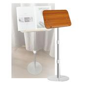 Support de livre au sol, capacité de charge de 25 kg, angle et hauteur du panneau réglables, pour recettes, manuels scolaires, partitions, support de livre de sol