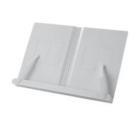 Support de livre de bureau - Support de livres d'apprentissage réglable avec pinces latérales - Support d'exposition multifonction pour magazines, tablettes, notes, livre de recettes
