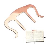 Support de livre de musique, clip en métal pour livre de musique et support de page, clips de marque-page portables, marque-page de musique, pince de livre pour lecture, supports de partitions pour