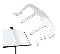 Support de livre de musique - Support de page de livre | Support de page en métal | Accessoire de support de partitions de piano - Marqueur de pages portable pour clavier, livres et supports