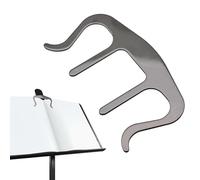 Support de livre de piano mains libres solide et portable | Support en métal pour partitions, livre, clavier, musicien, piano, salle de nseignant, étudiant, bureau, maison