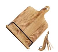 Support de livre de recettes - Support de livre de cuisine en bois massif, étagère de cuisine, suport de guide de cuisin durable avec base antidérapante | Caractéristique idéale pour la cuisin mais