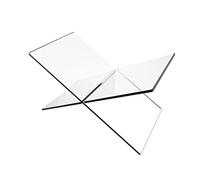 Support de Livre en Acrylique - Porte-Revues Transparent en Forme de X - Pour Bureau, Livres Ouverts ou Fermés, Recettes de Cuisine